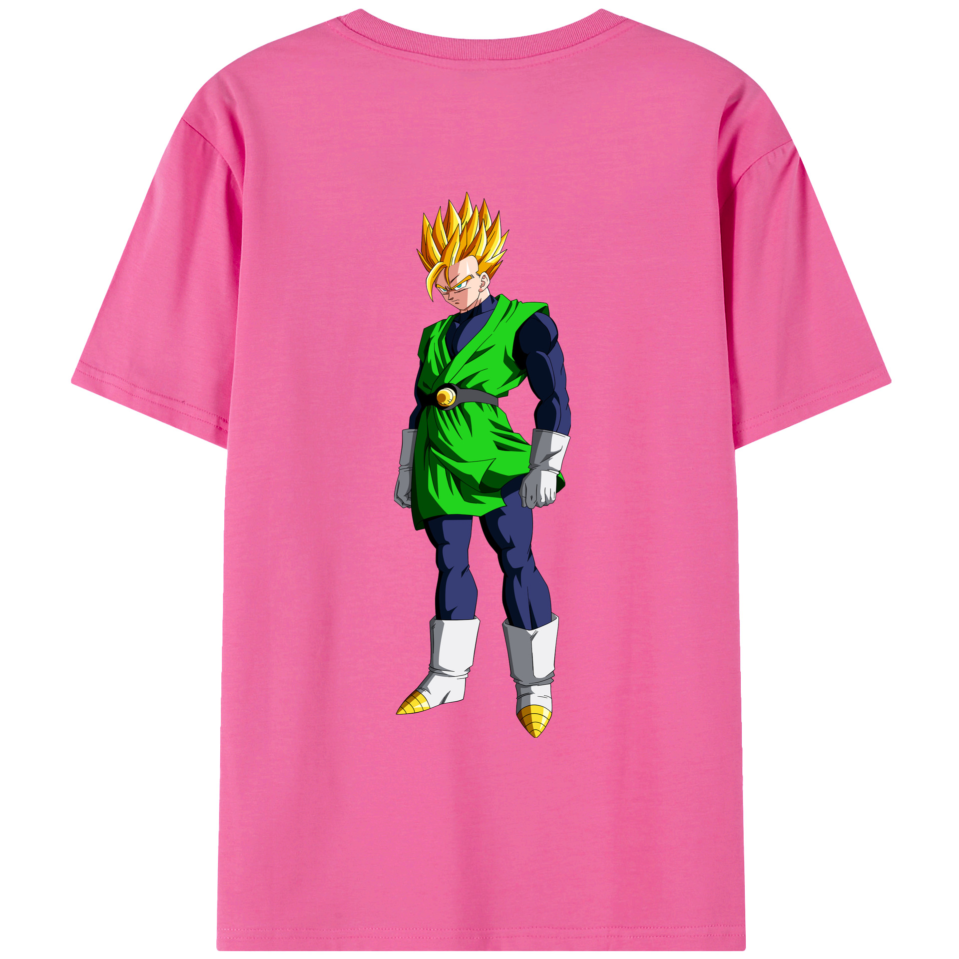 （画像用） ドラゴンボール 孫 悟飯（そんごはん）DRAGON BALL Son Gohan レディース半袖Tシャツ(バックプリント)